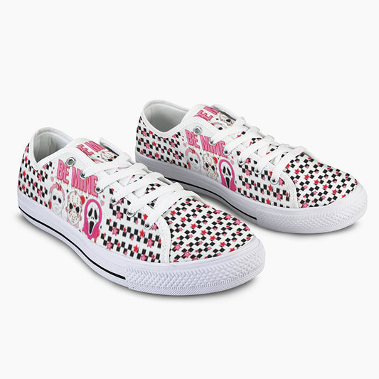 Horror Movies Series 1 Seattle Low Top Shoes No.1-White
