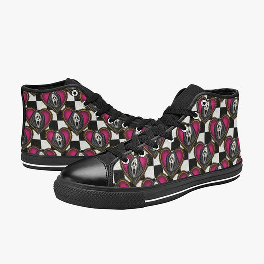 Horror Movies Series 1 High Top Canvas Shoes No.8
