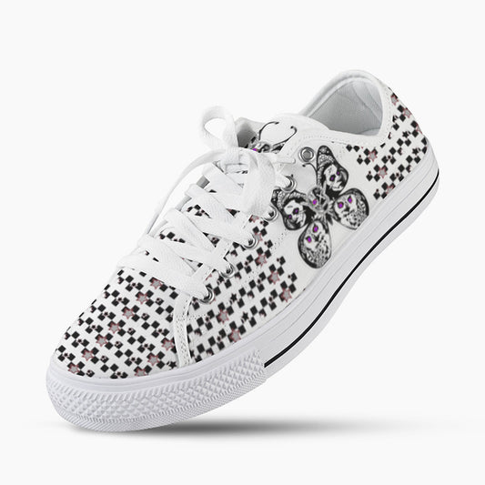 Horror Movies Series 1 Seattle Low Top Shoes No.2-White