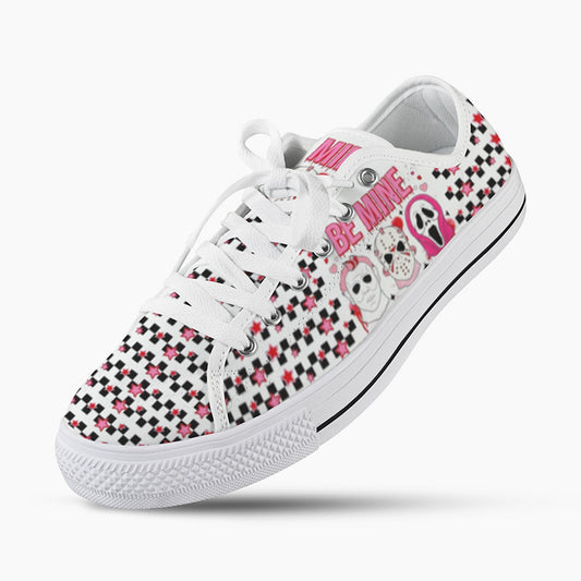 Horror Movies Series 1 Seattle Low Top Shoes No.1-White